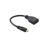 Hdmi Dişi to Micro Hdmi Erkek Ses ve Görüntü Çevirici Kablo